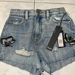 Hudson Jean Shorts Women’s size 24 Butterfly Shorts